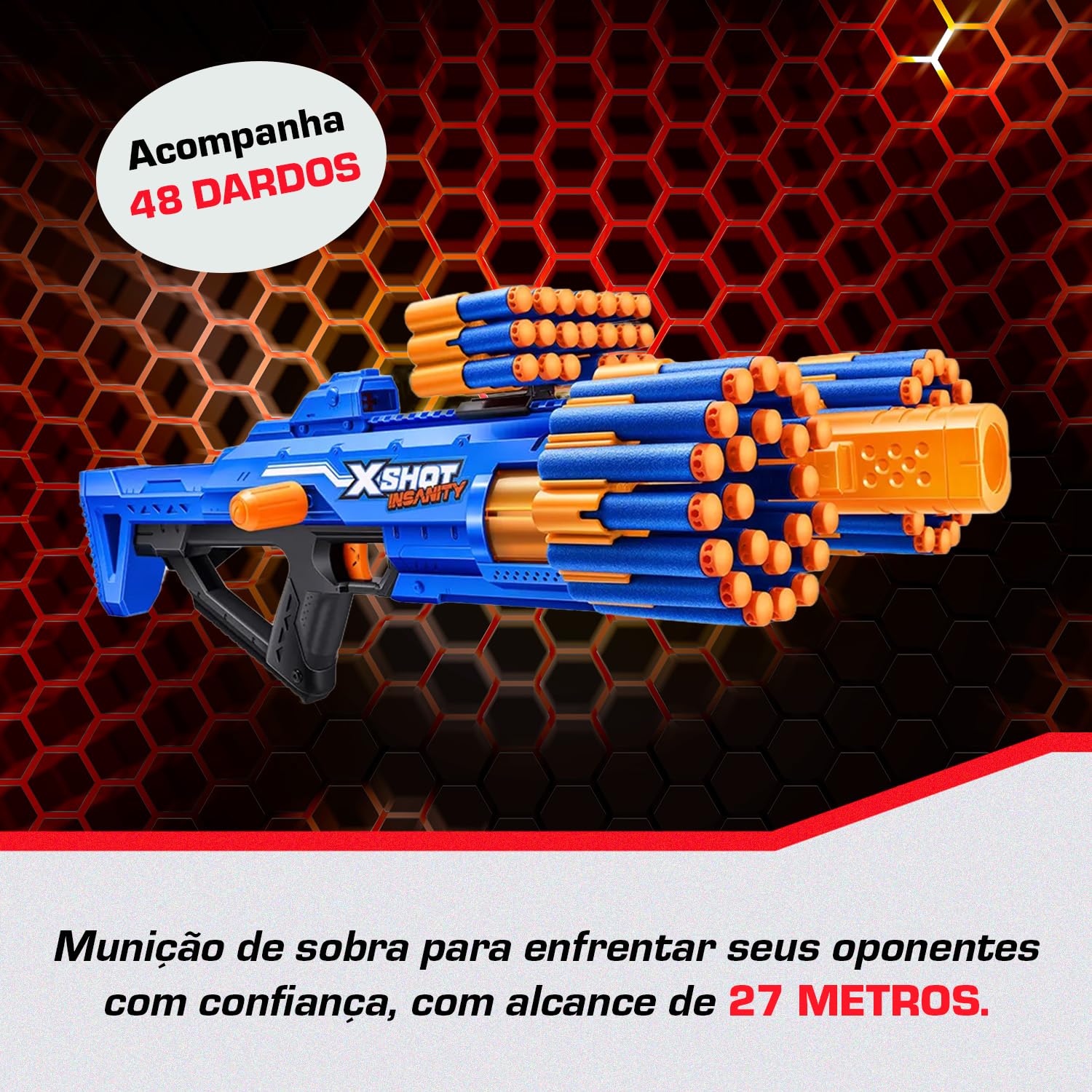Candide, Lançador de Dardos, X-Shot, Insanity Berzerko - Acompanha